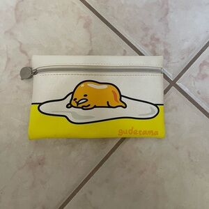 Gudetama Yellow and White Pouch/Make Up bag